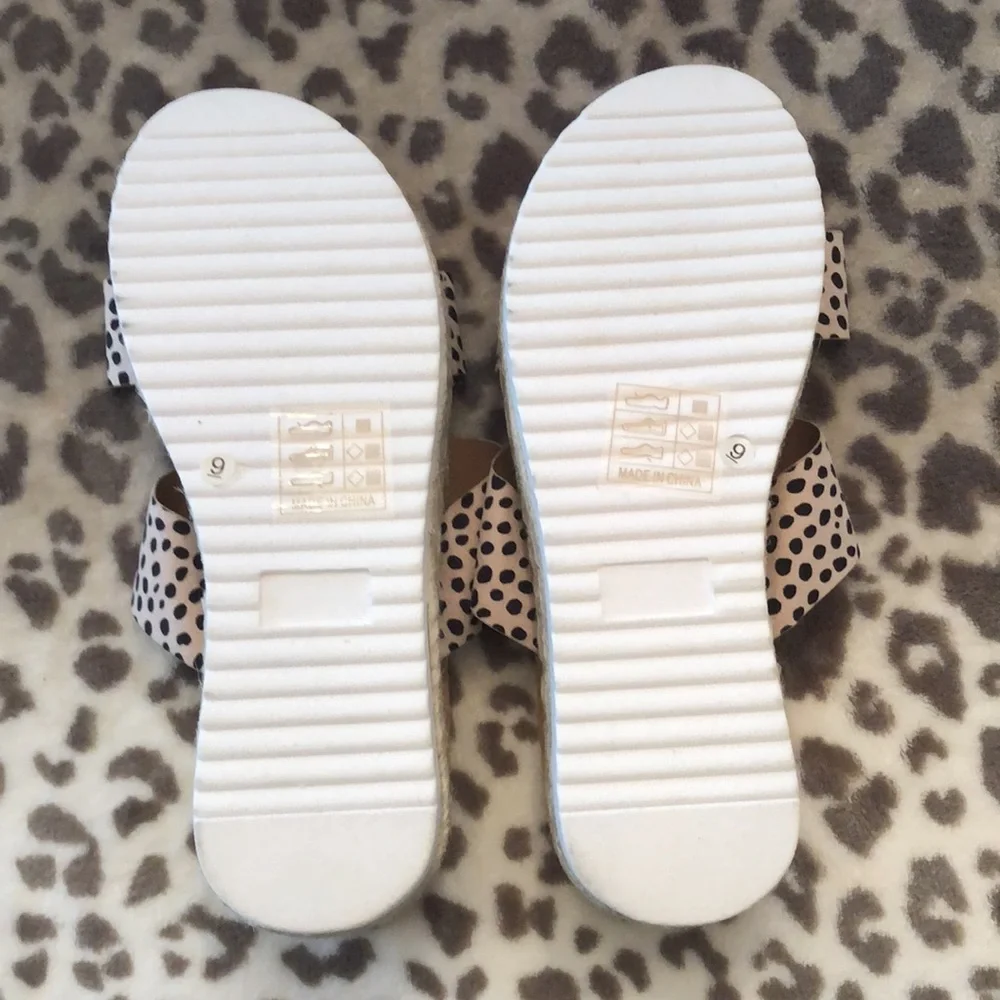 Mata Cheetah Priscilla Platform Espadrilles Women’s Shoes Size 9